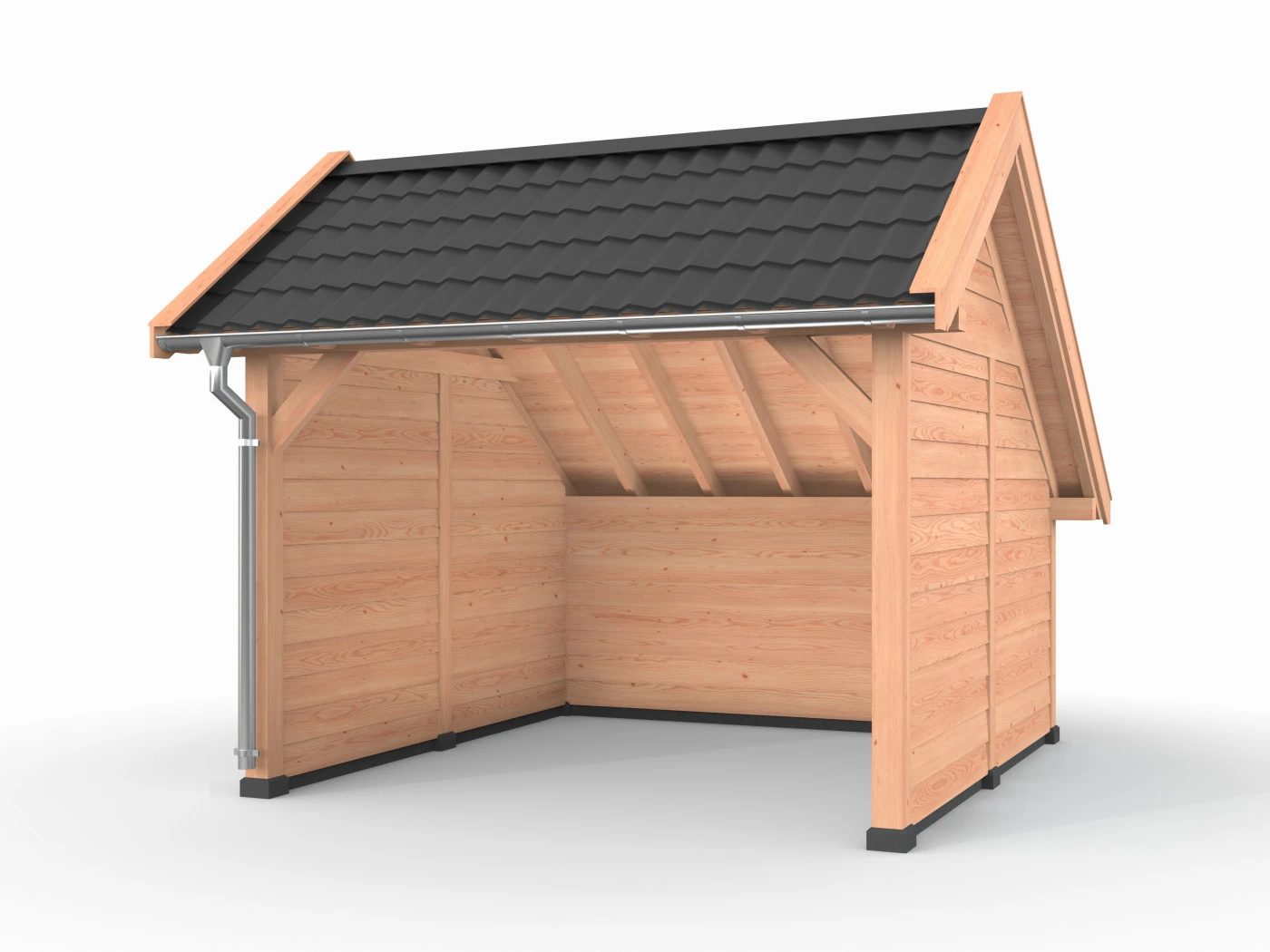 Douglas Kapschuur, 400 x 400, met achterwand en twee zijwanden, Westwood Deluxe - Afbeelding 1